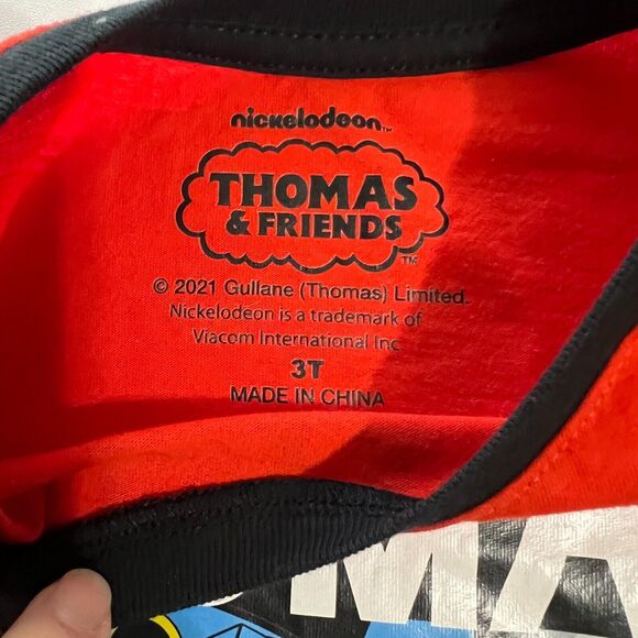 New No Tag Thomas & Friends Red Crew Neck Decal‎ Tee Shirt 3T - Picture 5 of 7